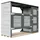 TIMBELA Mülltonnenbox M981A 217 x 159 cm grau