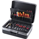 bernstein tools for electronics Werkzeugkoffer TELECOM 124-tlg. Schwarz 49,0 x 41,0 x 19,0 cm