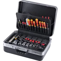 bernstein tools for electronics Werkzeugkoffer TELECOM 124-tlg. Schwarz 49,0 x 41,0 x 19,0 cm