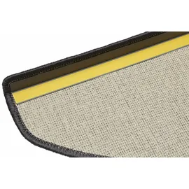 Andiamo Stufenmatte »Rambo«, Made in Poland« halbrund, 4 mm Höhe, melierte Schlinge, selbstklebend, 15 Stück in einem Set