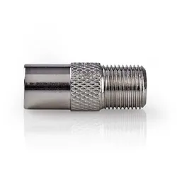 Nedis CSGB41954ME, Coax, Silber, Metall, Nickel, 4 g, 75 mm