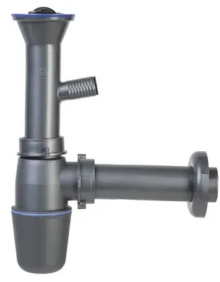 Novaservis Siphon für Spülbecken Grau NSP45