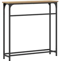 vidaXL Artisan Konsolentisch 75x19,5x75 cm braun