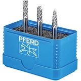 Pferd Hartmetall Hochleistungsfrässtift Set ALLROUND 3-tlg. Ø 6mm Schaft-Ø 6mm universal grob