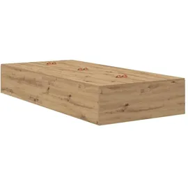 vidaXL Artisan-Eiche 100 x 200 cm Braun