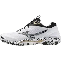 Mizuno Wave Stealth 6 Herren Black Oyster/White/MP Gold 44,5