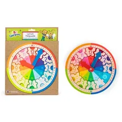 ABC CHAMPIONS Lernuhr Holzpuzzle 956491