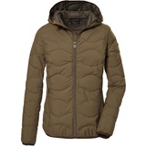 G.I.G.A. DX Damen Steppjacke mit Kapuze/Funktionsjacke ist wasserabweisend GW 21 WMN QLTD JCKT, camel, 34, 39845-000