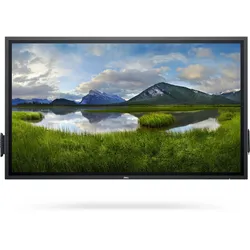 DELL P6524QT Interaktiver Flachbildschirm 163,9 cm (64.5") LCD 350 cd/m2 4K Ultra HD Schwarz Touchscreen