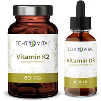Echt Vital Vitamin K2 + D3 Starterpaket 1 St Set