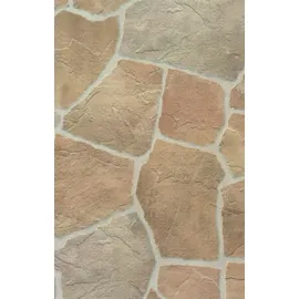 Internethandel Pfordt CV Bodenbelag Bruchstein Braun, 700x200 cm, pflegeleichter PVC Vinylboden, Meterware für Küche und Wohnzimmer