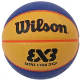 Wilson Unisex-Adult FIBA 3X3 MINI RUBBER BASKETBALL BROWN,
