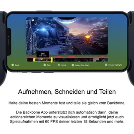 Backbone One Controller Schwarz iOS