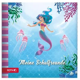 ROTH Freundebuch Meerjungfrau 16,5x16,5cm 64 Seiten