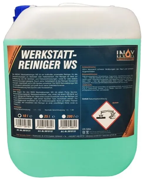 INOX Werkstattreiniger WS, 10 Liter