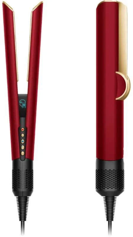 Dyson Airstrait HT01 Red Velvet/Gold Glätteisen für das Haar 1 St.
