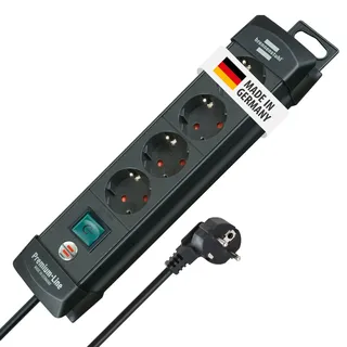 Brennenstuhl Premium-Line 4-fach 1,80 m schwarz