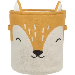 Kinder Aufbewahrungskorb Fuchs HARRORI Baumwolle Beige