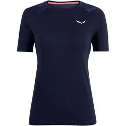 SALEWA Damen Shirt CRISTALLO WARM AMR W T-SRT., navy blazer 3960, 36