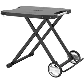 cozze Klapptisch 104,5 x 62,5 x 78 cm schwarz