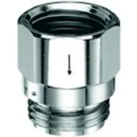 Schell Rückflussverhinderer G 3/4 AGxG 3/4 IG, i D-Fluss-F., verchromt