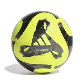 adidas Unisex Ball (Thermal-Bonding) Tiro League Thermally Bonded Football, Solar Yellow/Black/Iron Met., HZ1295, 4