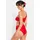lscn by lascana Monokini Damen rot Gr.42 Cup C/D