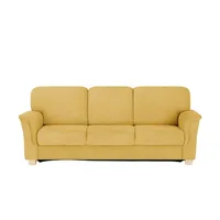 smart Sofa  Valencia , gelb , Maße (cm): B: 224 H: 90 T: 93.0