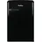 15624-1 Retro-Kühlschrank (120 l, 875 mm hoch, Schwarz)