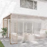 vidaXL Schutzplane 600 x 1200 cm Transparent