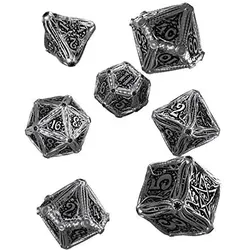 Call of Cthulhu Metallwürfel-Set - Call Of Cthulhu 7 Polyhedral Pieces