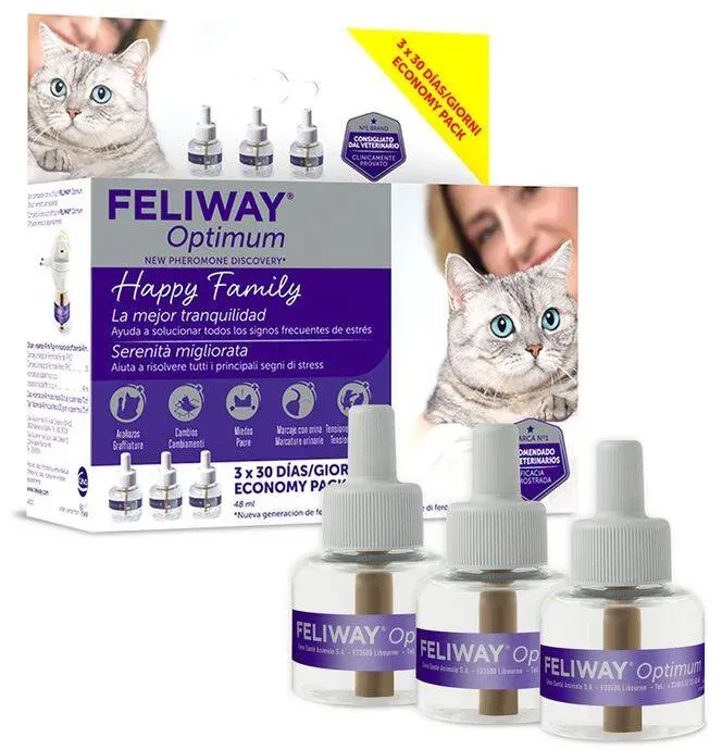 CEVA Feliway Optimum Nachfüllpackung 3x48ml (Rabatt für Stammkunden 3%)