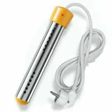 Badewannen-tauchsieder, Elektrischer Tauchsieder, Reise-tauchsieder, Edelstahl-tauchsieder, Elektrischer Warmwasserbereiter, Schwimmbad-tauchsieder, 2000 W, Gelb