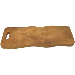 OIO Natura Unregelmäßig geformte Teakholzplatte, 40 cm