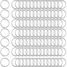 Yoosso 120 Stück Binder Ringe 15Mm, Lose Blatt Buch Ringe Heftring Metallring Buchbinde