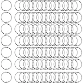 Yoosso 120 Stück Binder Ringe 15Mm, Lose Blatt Buch Ringe Heftring Metallring Buchbinde