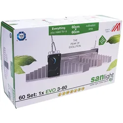 SANlight EVO 60 Set 1.5 für 60 x 60 cm Flächen inkl. Dimmer, Aufhänger und Strom...