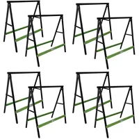 Trutzholm 8x Klappbock Sägebock Arbeitsbock klappbar 2er Sets Traglast 200 kg/Paar Gerüstbock