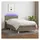 vidaXL Boxspringbett 100 x 200 cm Taupe