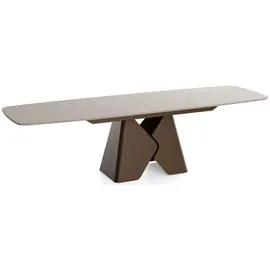 WFL GROUP Vanta 200 x 90 x 76 cm ausziehbar Beige/Grau