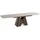 WFL GROUP Vanta 200 x 90 x 76 cm ausziehbar Beige/Grau