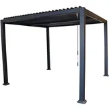 DEGAMO Pavillon BARACOA 3 x 3 m Dunkelgrau