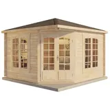 Alpholz Gartenhaus Josephine-40 375x375cm natur (L1.1.00080.0)