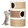 vidaXL Katzen-Kratztonne 60 cm braun