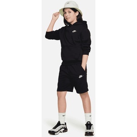 Nike Sportswear Club Fleece Hoodie Kinder 010 black/white M 137-147 cm