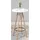 deluke Bartisch rund 107 x 60 cm Weiß/Beige