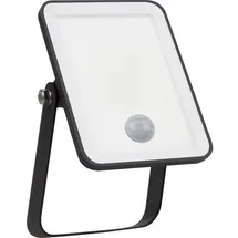 osram homelighting Außenstrahler schwarz 3,3 cm spritzwassergeschützt inkl. Bewegungsmelder warmweiß