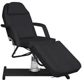 vidaXL Massagetisch Schwarz 180x62x(87-112) cm