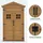 MCombo Gartenschrank 57 x 109 x 180 cm Natur