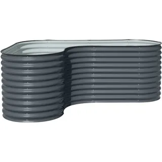 Westmann Metall Hochbeet Grow Faster 240 x 160 x 82 cm anthrazit 